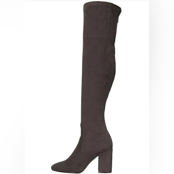 Kenneth Cole New York – Carah Over-the-Knee Suede Boot - Asphault / 7.5 - Picture 2 of 5